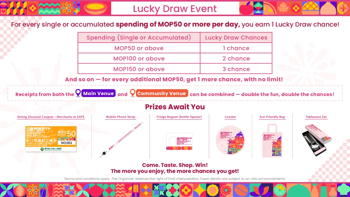 Main Venue Lucky Draw